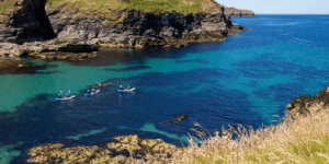 Kayaking Cornish Coast